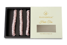  Mayfairsilk Precious Pink Silk Hair Ties Set