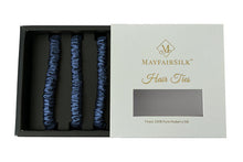  Mayfairsilk Midnight Blue Silk Hair Ties Set