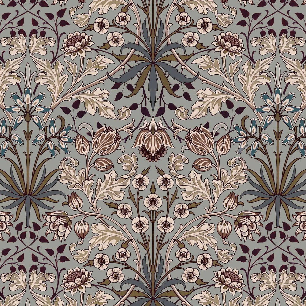 HYACINTH Wallpaper - Dove Grey House of Hackney