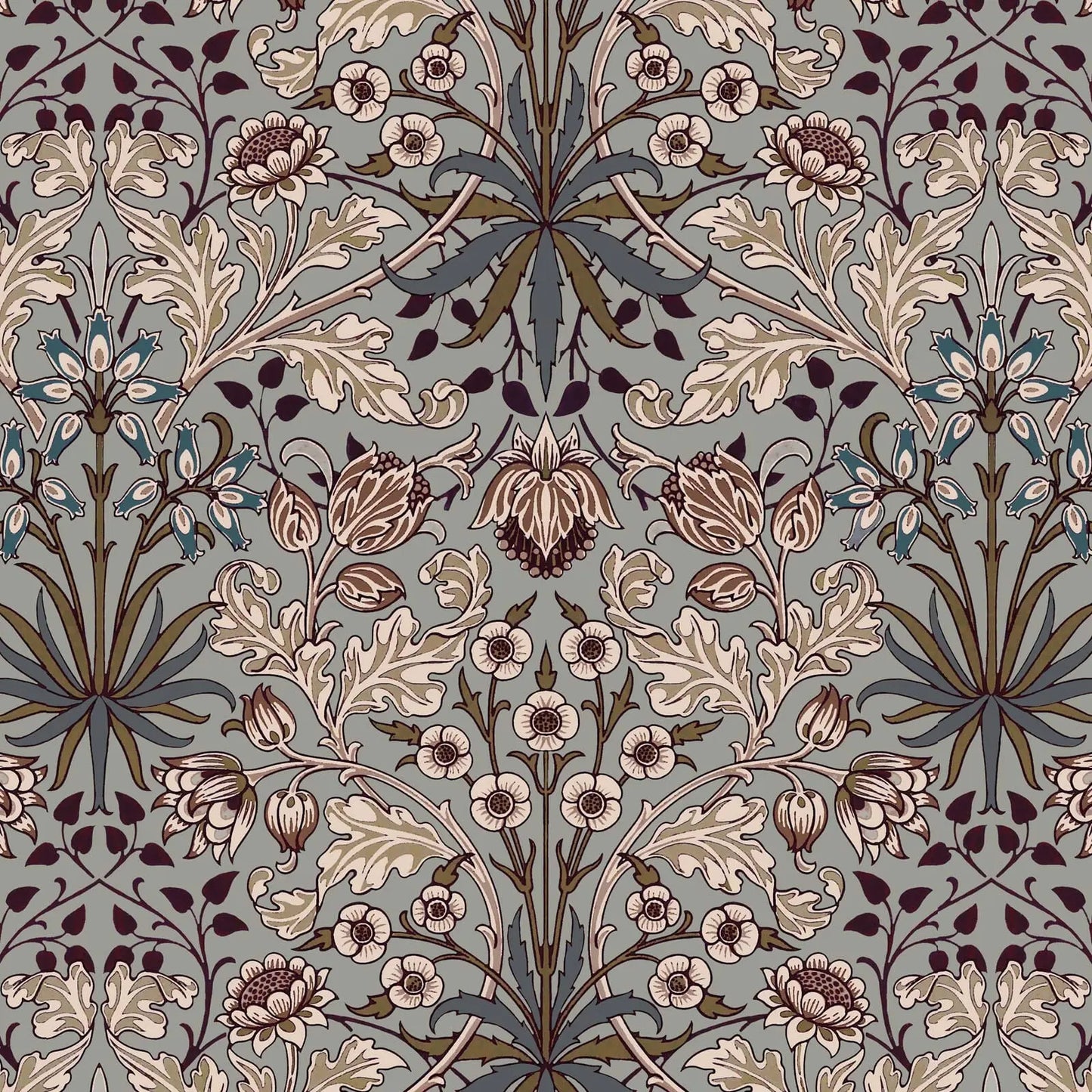 HYACINTH Wallpaper - Dove Grey House of Hackney