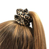 Hair Scrunchies Multipack Set - Black, Beige & Animal Print SMUG