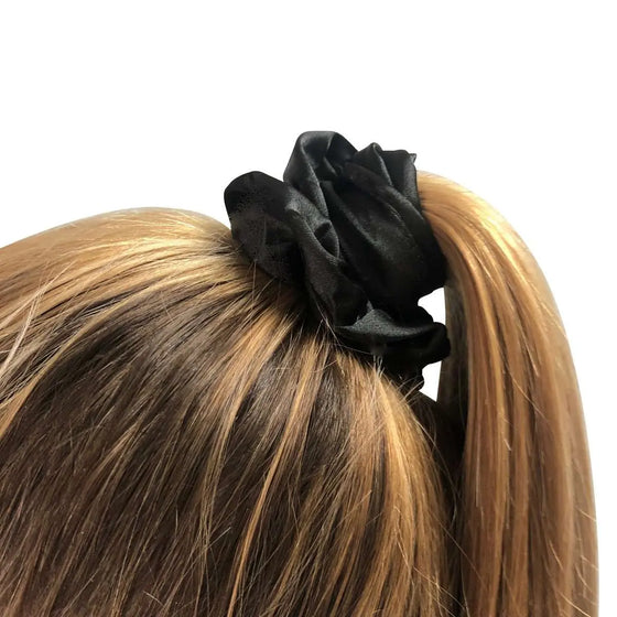 Hair Scrunchies Multipack Set - Black, Beige & Animal Print SMUG