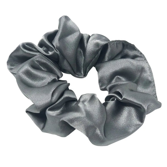 Hair Scrunchies Multipack Set - Grey, Black & Pink SMUG