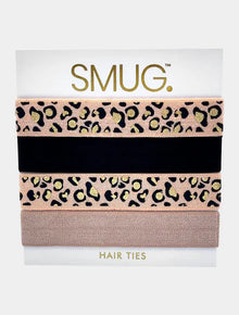  Hair Ties Set - Animal Print SMUG