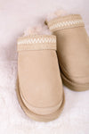 Hallie Sheepskin Multiway Slippers in Beige Pretty You London