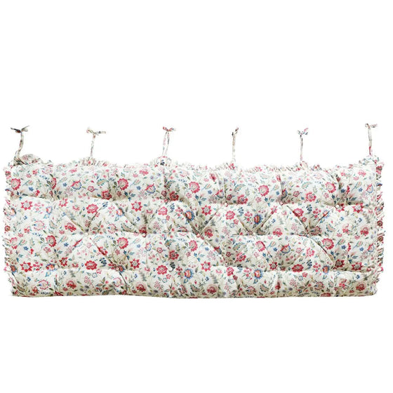 Hanging Headboard Made With Liberty Fabric EVA BELLE RASPBERRY Coco & Wolf