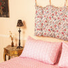 Hanging Headboard Made With Liberty Fabric EVA BELLE RASPBERRY Coco & Wolf