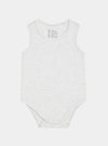 Heather Grey Baby Bamboo Bodysuit Boody