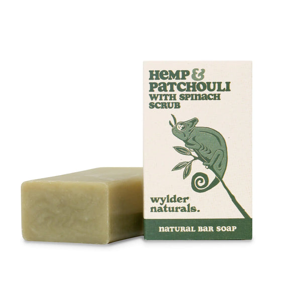 Hemp & Patchouli With Spinach Scrub Wylder Naturals