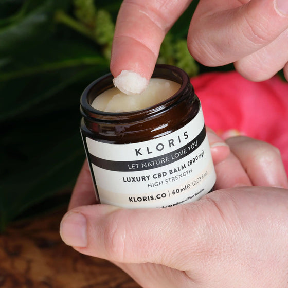 High Strength CBD Balm - 60ml Jar + free applicator Kloris