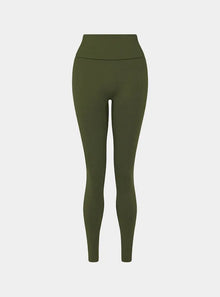  High Waisted Leggings - Earth Khaki Sōma Sportswear