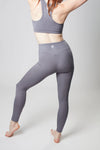 High Waisted Leggings - Pearl Grey Sōma Sportswear