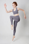 High Waisted Leggings - Pearl Grey Sōma Sportswear