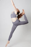 High Waisted Leggings - Pearl Grey Sōma Sportswear