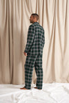 His and Hers Plaid Pyjama Sets in Green Pretty You London