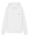 Womens Relaxed-Fit White Hoodie With Kyoto Back-Print