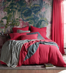  Hot Pink 100% Linen Bed Linen The Secret Linen Store