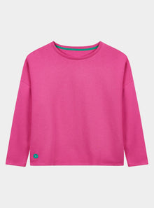  Hot Pink Unisex Boxy Sweatshirt