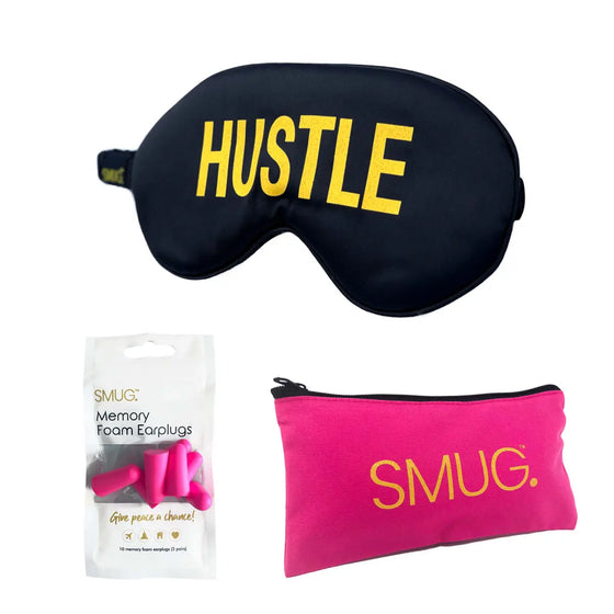 Hustle Satin Sleep Mask SMUG