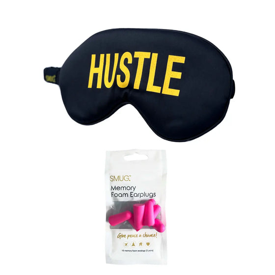 Hustle Satin Sleep Mask SMUG