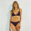 I.D. Line Fine Mesh Bikini Brown NOKAYA