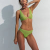 I.D. Line Fine Mesh Bikini Green NOKAYA