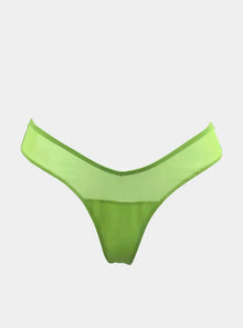  I.D. Line Fine Mesh Green V-Thong NOKAYA