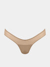 I.D. Line Fine Mesh Nude V-Thong NOKAYA