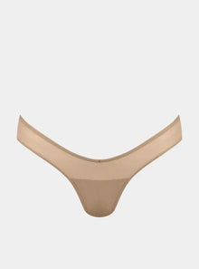  I.D. Line Fine Mesh Nude V-Thong NOKAYA