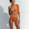 I.D. Line Fine Mesh Orange Bikini NOKAYA