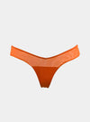 I.D. Line Fine Mesh Orange V-Thong NOKAYA