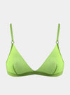 I.D. Line Soft Triangle Fine Green Mesh Bralette NOKAYA