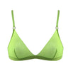 I.D. Line Soft Triangle Fine Green Mesh Bralette NOKAYA