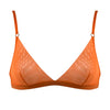 I.D. Line Soft Triangle Fine Orange Mesh Bralette NOKAYA