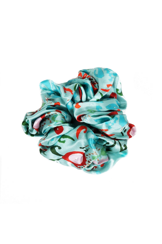 Silk Scrunchie / "Iko" Jessica Russell Flint