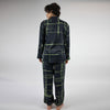 Silk Dreamscape Pants Black Check