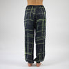 Silk Dreamscape Pants Black Check