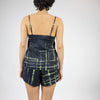 Silk Dreamscape Camisole Black Check