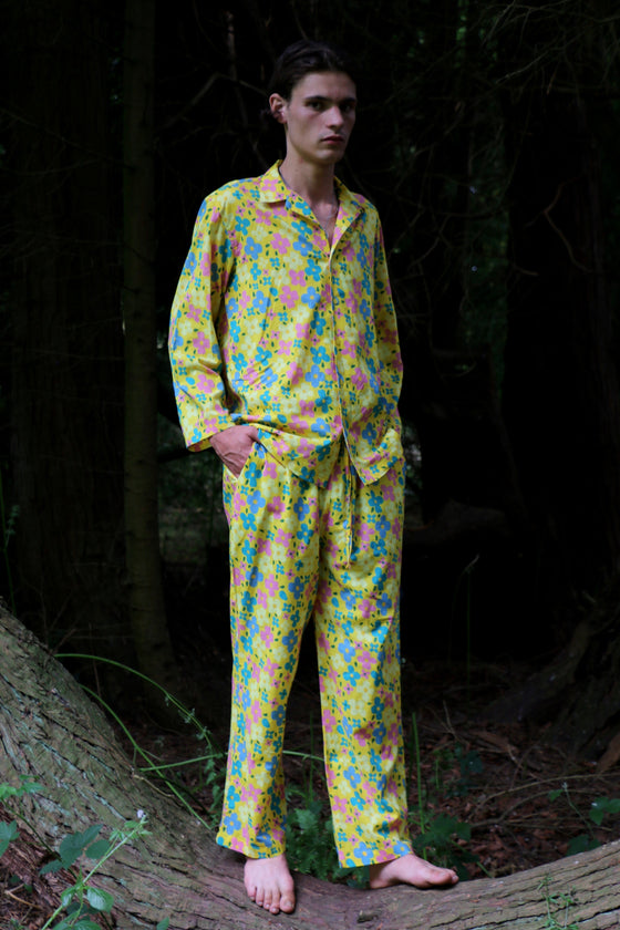 Can Bouquet (Yellow) Pyjama Trouser Set