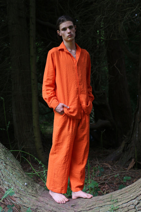 Can Calm (Orange) Pyjama Trouser Set