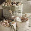 Small Quilted Storage Baskets Set of 2 - Nettle Scatter