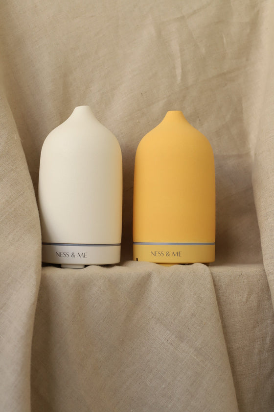 Yellow Electric Ceramic Aroma Diffuser NESS & ME