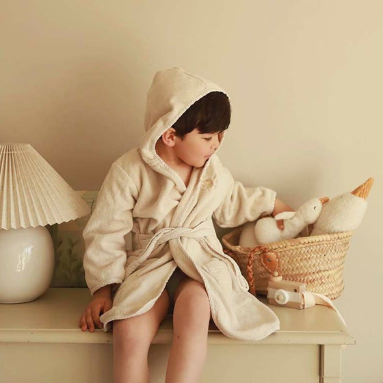 Children's Towelling Robe - Mouse