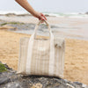 Woven Stripe Bag - Natural