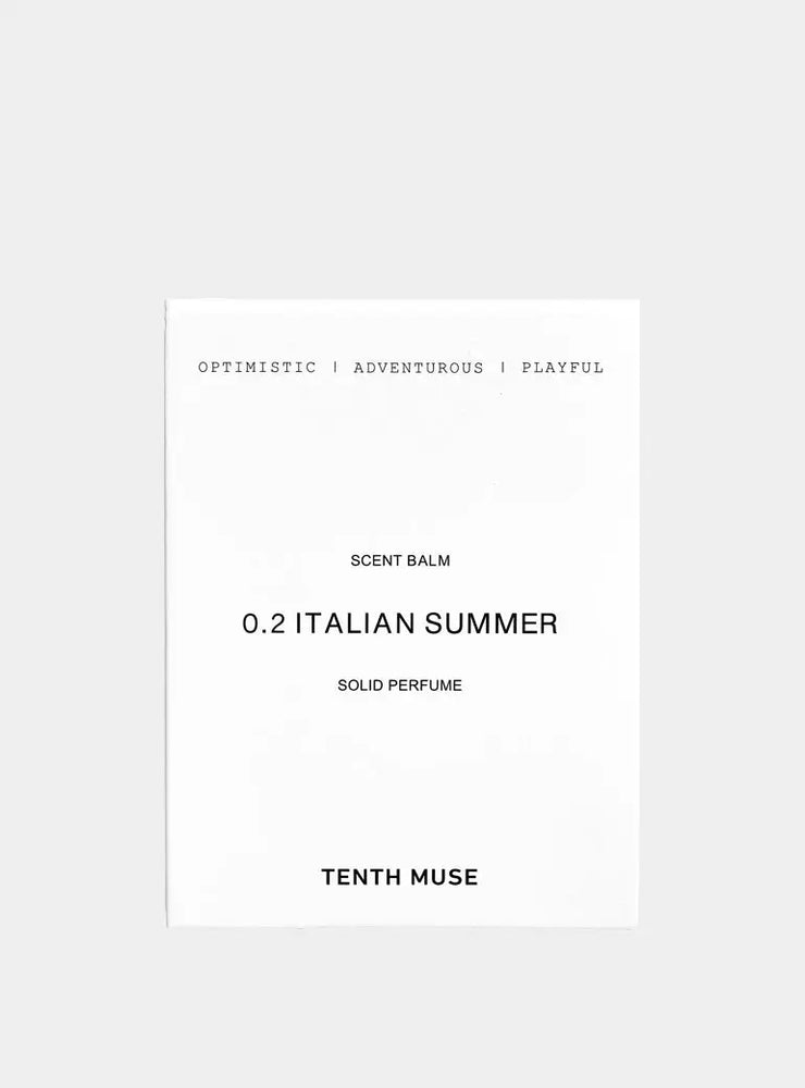 ITALIAN SUMMER SOLID PERFUME BALM Tenth Muse