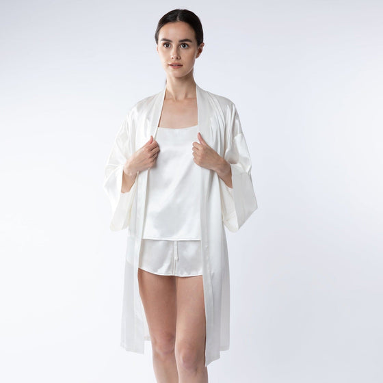 Silk Cami & Shorts Pyjama Set - Various Colours Silk Works London