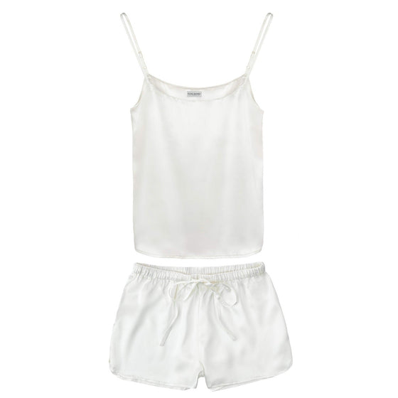 Silk Cami & Shorts Pyjama Set - Various Colours Silk Works London