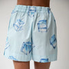 InStyle Cotton Poplin Shorts Ice Cubes NOKAYA