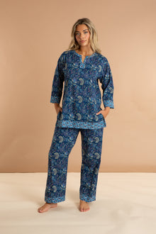  Blue Lagoon Women's Cotton Pyjamas
