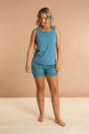 Waterlily Women's Cotton Pyjama Shorts Set